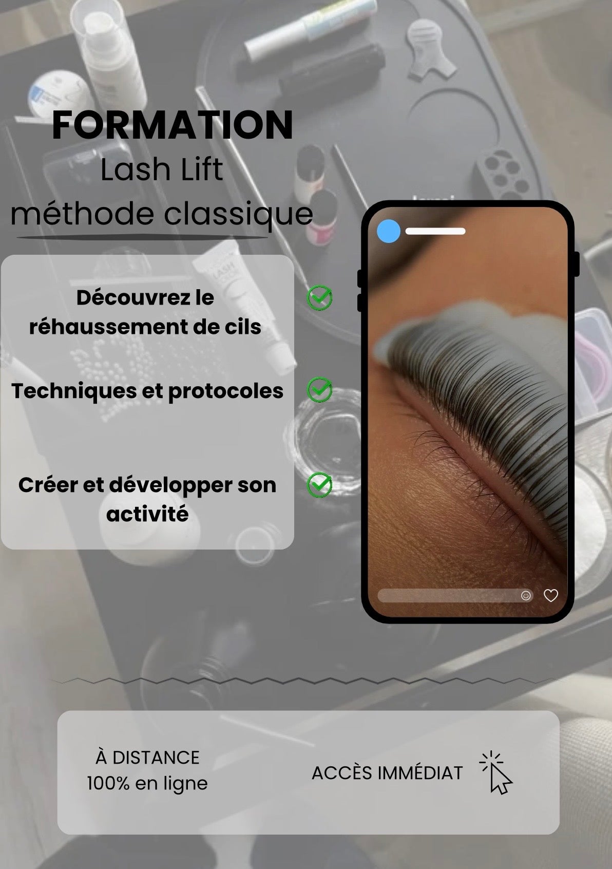 FORMATION LASH LIFT - REHAUSSEMENT DE CILS (CLASSIQUE)