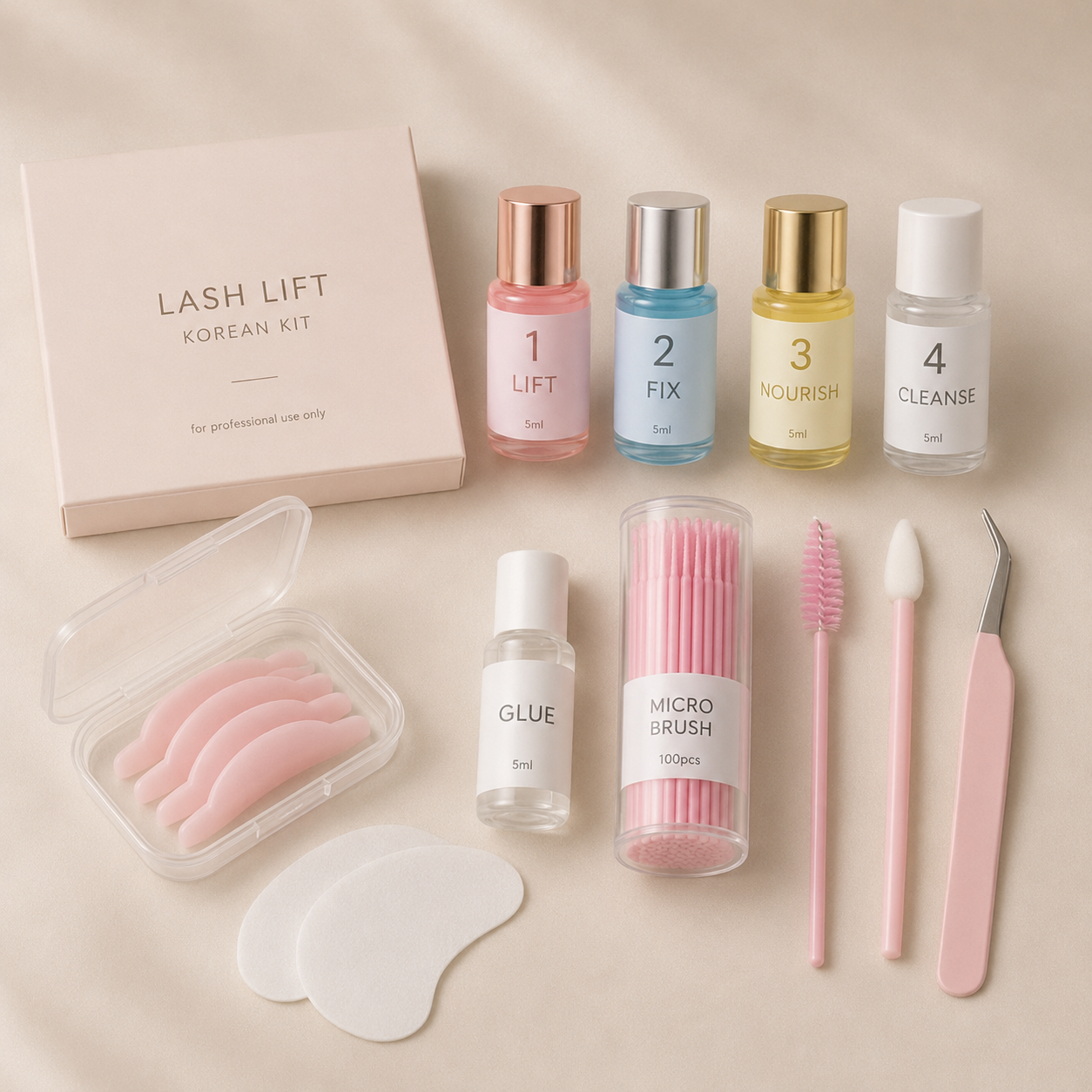 KIT PRO KOREAN LASH LIFT 🇰🇷