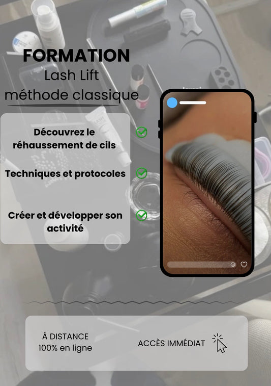 FORMATION LASH LIFT - REHAUSSEMENT DE CILS (CLASSIQUE)